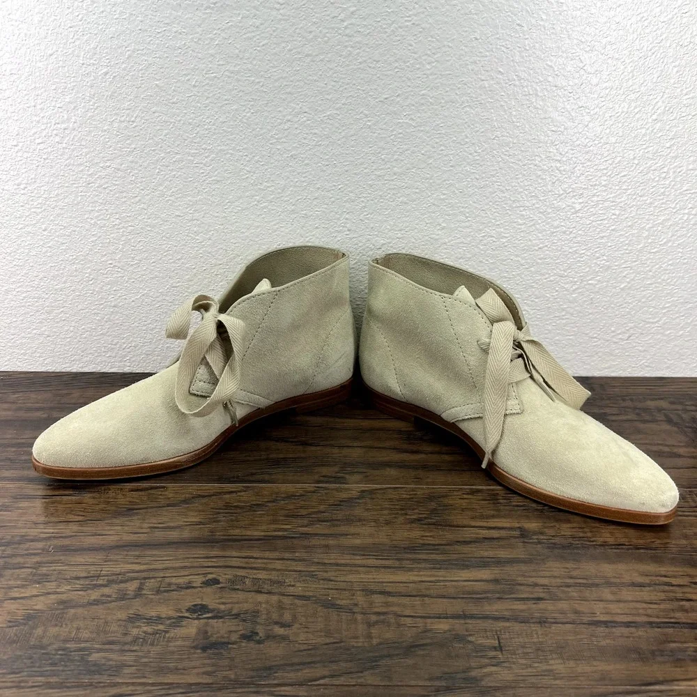 Alexander Wang Womens Boots Size‎ 6.5 7 EU 37 Light Beige Light Khaki Suede